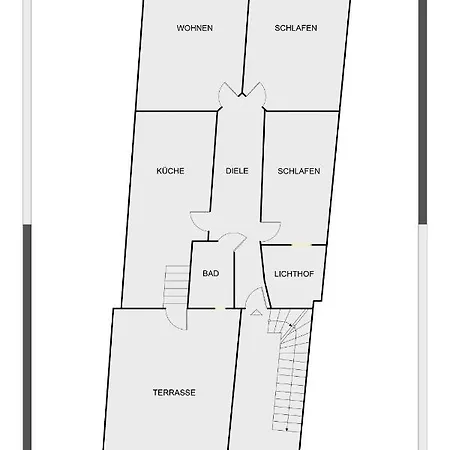 Altstadt - Exklusive 3-zi-wohnung Fuer 6 Personen Mit 90 Qm, Grosser Dachterrasse, Parkplatz, Wlan