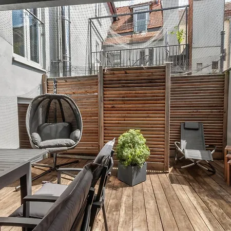 Lejlighed Altstadt - Exklusive 3-zi-wohnung Fuer 6 Personen Mit 90 Qm, Grosser Dachterrasse, Parkplatz, Wlan Nürnberg